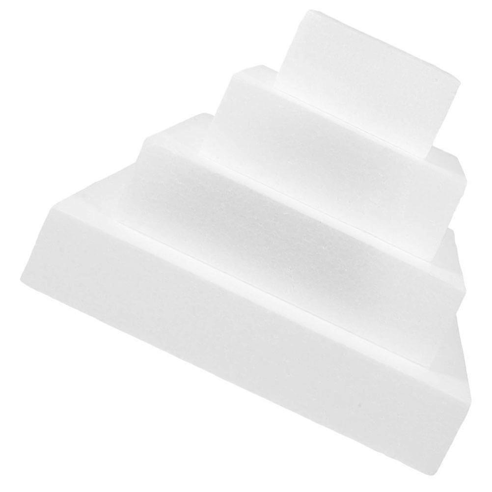 4Pcs Multi-function Foams Cakes Reusable Fake Cakes Square Cake Dummies Practice Supply