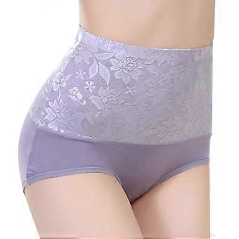 Kvinner Butt Lifter Line Body Shaper Hip Abdomen Magekontroll truser High Waist Fast Undertøy Størrelse L Silver Grey