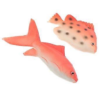 Artificial Fish Models Tropical Fish Toy for Kids Learning 2Pcs Set