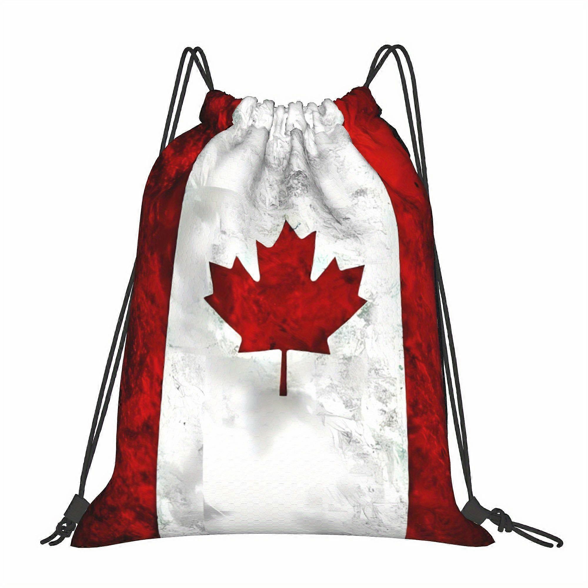2D Flat Drawstring Bag, Flag Drawstring Pouch, 2D Flat-Cqazw