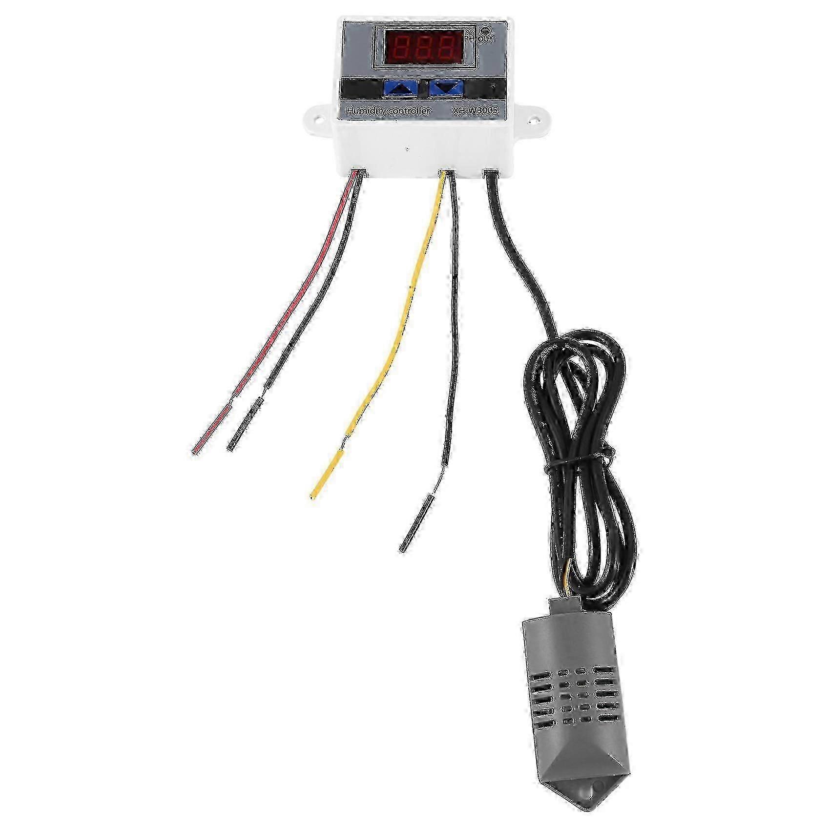 Digital Humidity Controller Hygrometer Switch 0-99%rh Hygrostat With Humidity Sensor