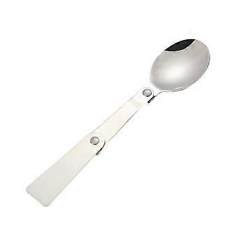 Portable Folding Tableware Set Stainless Steel Spoon and Fork for Thermos Camping Travel and Other