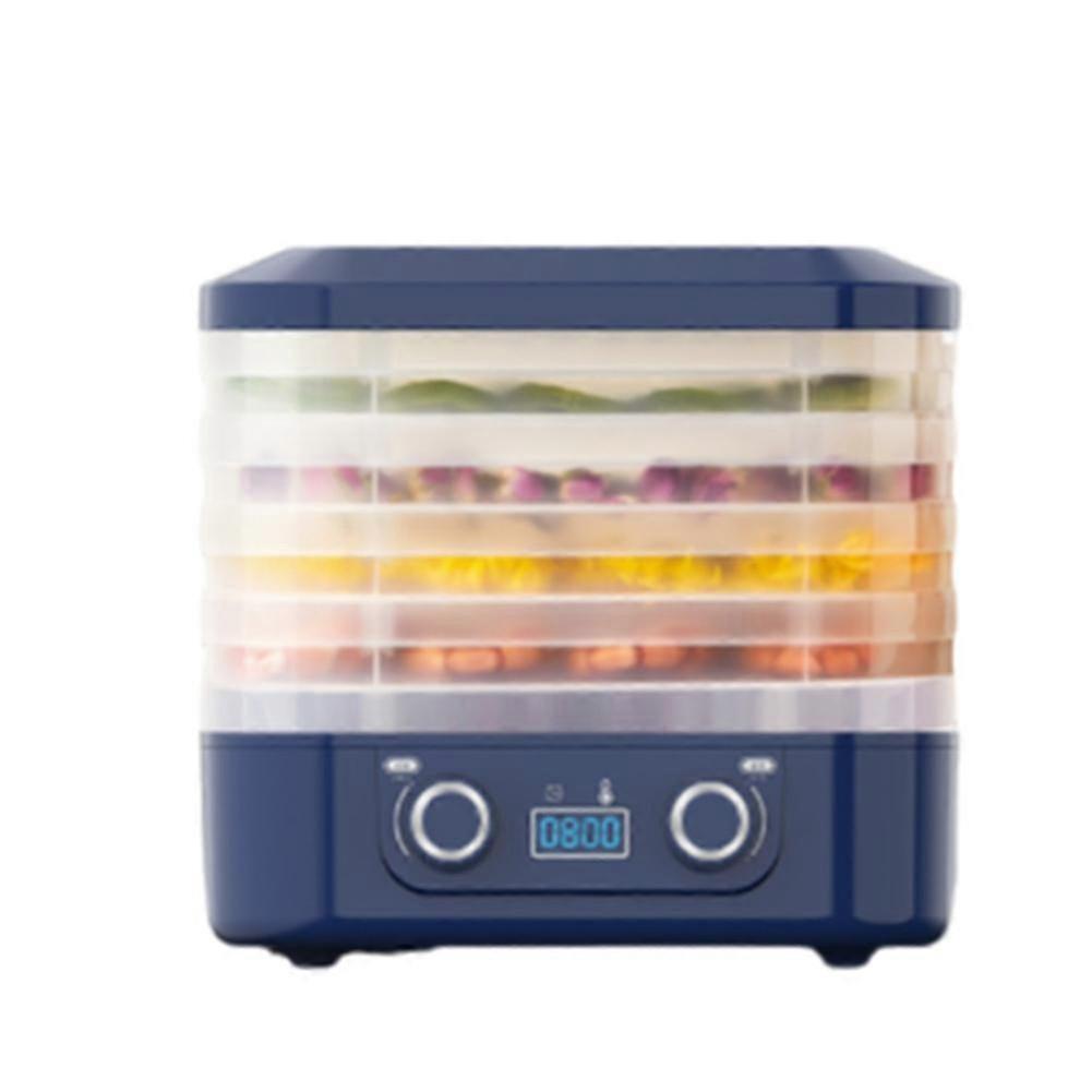 5 Layer Smart Electric Food Dryer Timing Function Fruit Vegetable Dehydrator Machine compatible with Dry Beef Jerky B US Plug