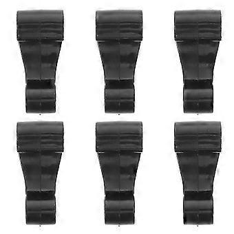 6pcs Kajak J Haken Kunststoff Zurrclips für Kanu Paddle Board Zubehör Bungee Befestigungshaken für Outdoor-Wasserabenteuer