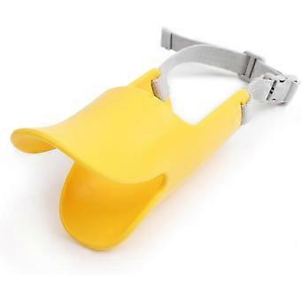 Silicone Dog Muzzle for Training, Duck Shape Adjustable | Open Airflow Design, Adjustable Buckle, For Small Medium Dogs, Stops Biting Barking Licki