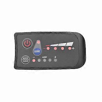 LCD-Display mit Geschwindigkeitsanzeige für E-Bikes, 24–60 V, IP65 wasserdicht, 5-polig, für E-Bike-Lenker (22,2 mm)