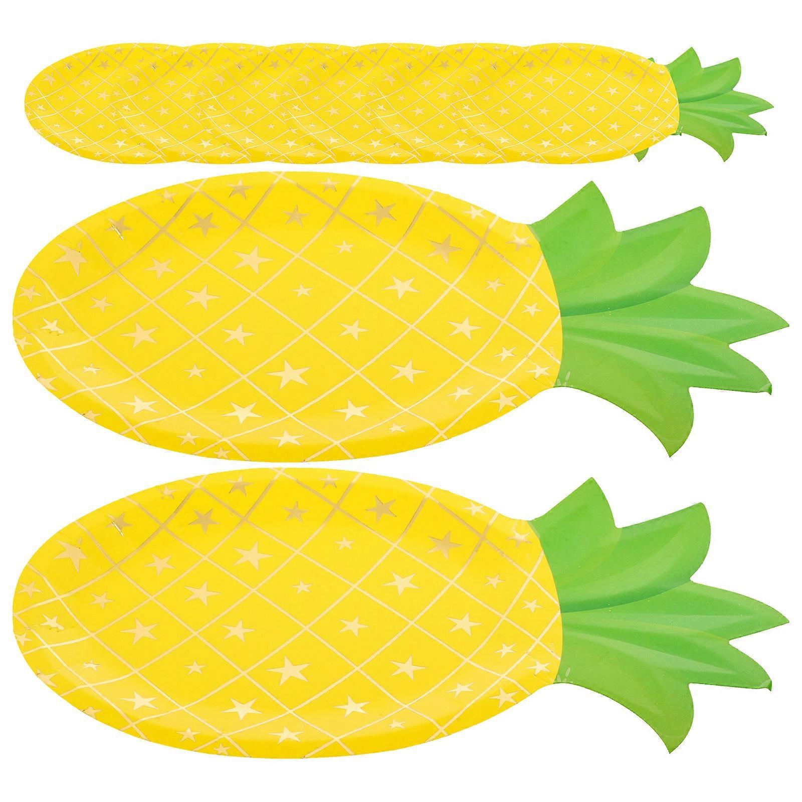 Pineapple Paper for Party 8Pcs Assorted Color Pack