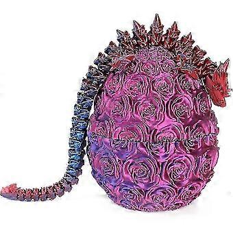 Articulated Dragon Egg 3D Print, Easter Decoration (Type E) CUS