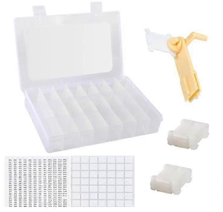 Cross Stitch Thread Storage with 40 Bobbins