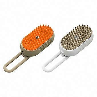 Mist Spray & Massage Electric Grooming Comb, Mango Shape Design for Cats and Dogs