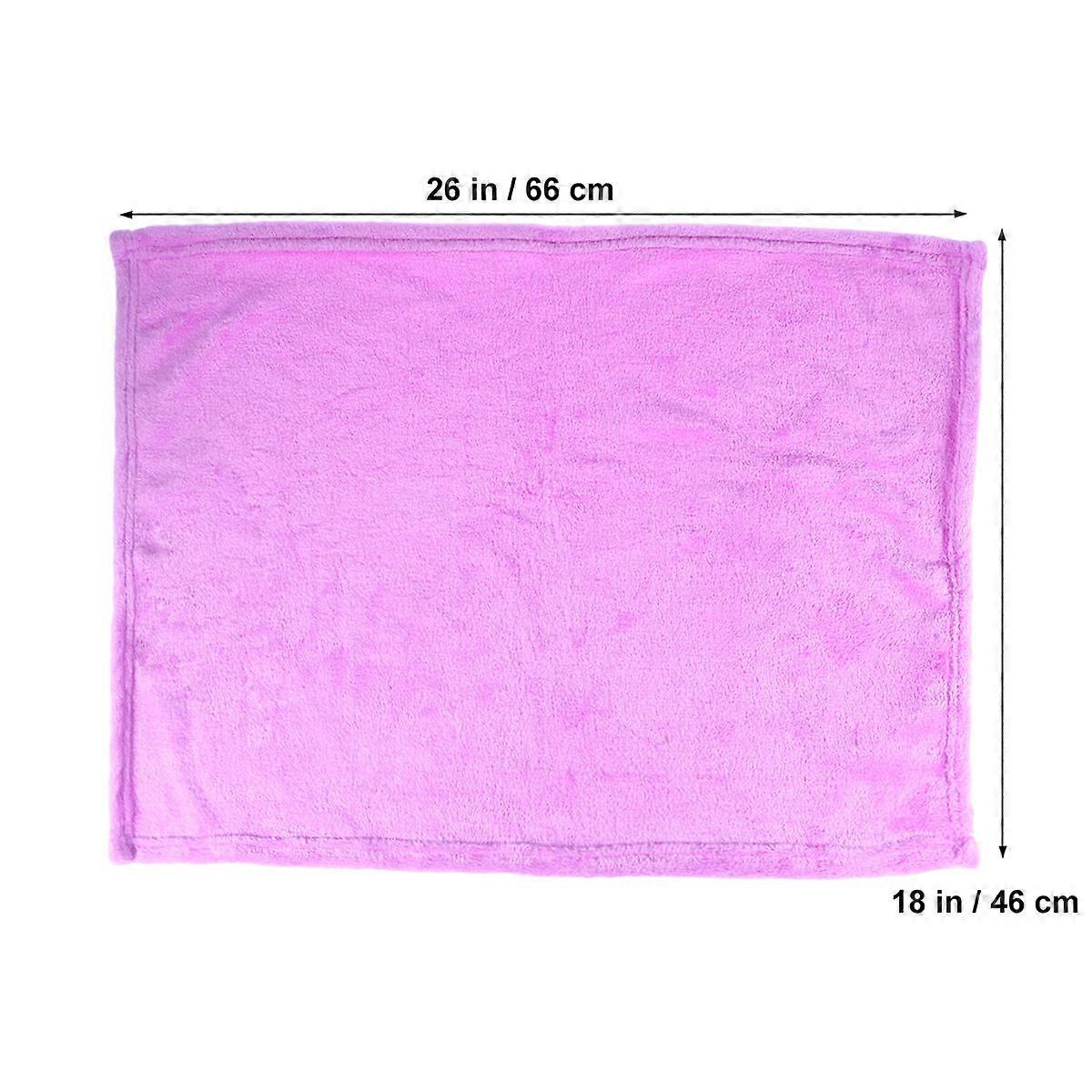 Solid Color Pet Blanket Gorgeous Flannel Towel for Warming Use