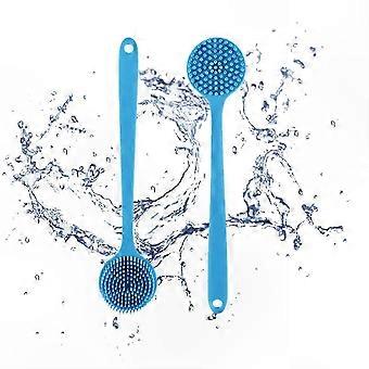 Long Handle Bath and Shower Brush Set with Back Scrubber for Easy Cleaning