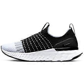 Nike React Phantom Run Flyknit 2 Black White Women's CJ0280-001