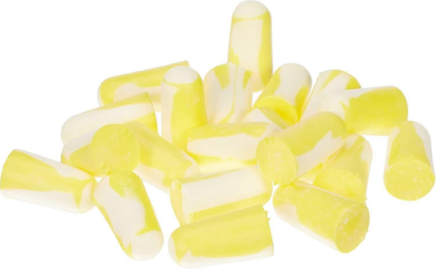 Štuple do uší žlté/biele 10 párov JFZ