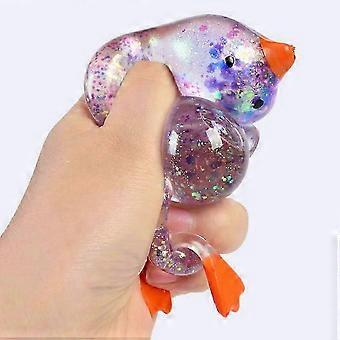 Squishy Glitter Ducks Animals Stress Balls Stress Relief Sensory Toys Easter Basket Stuffer