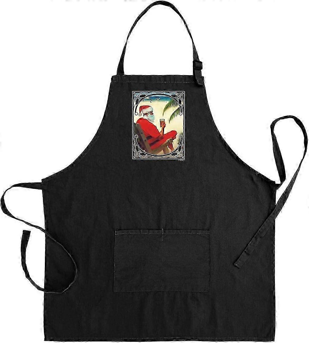 Beach Santa Themed Adjustable Apron