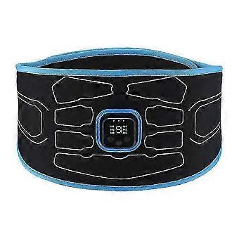Smart EMS Abdominal Trainer Estimulador Muscular Toner Fitness Vibração Cinto de Emagrecimento Corporal Cinto Elétrico de Perda de Peso Unissex