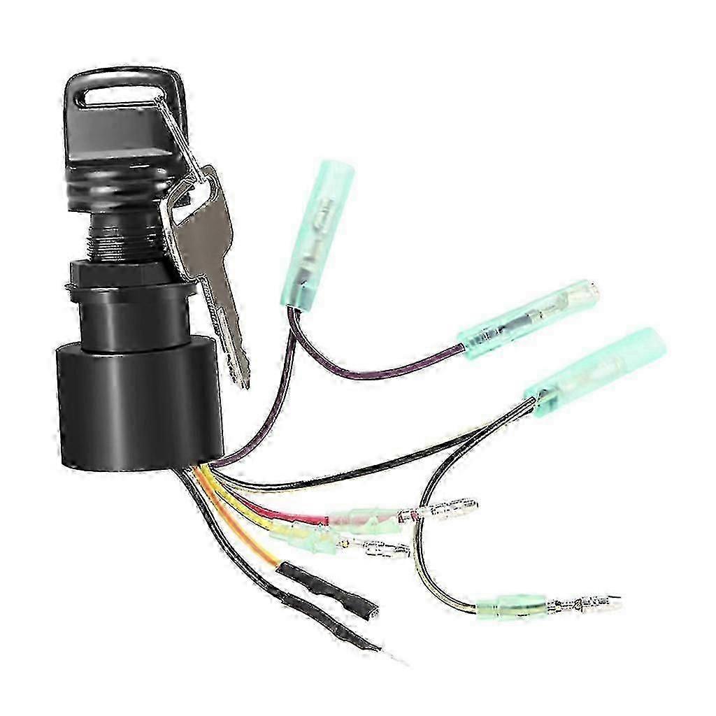 Boat ignition switch compatible with 2 keys compatible with Mercury Mariner remote control box