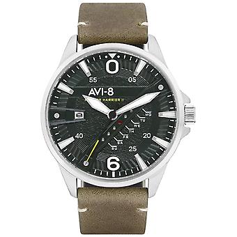 Hawker Harrier Japanese Quartz Analog Man Watch with AV-4055-03 Cowskin Bracelet