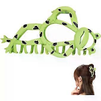 Hair Clips Frog Shaped Alloy Claw Clip for Secure Hold