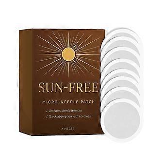 2pcs Self-Tanning Microneedle Patches with Vitamin E and Allantoin, Easy-to-Use Bronze Tanning Beauty Accessory for Daily Skin Care
