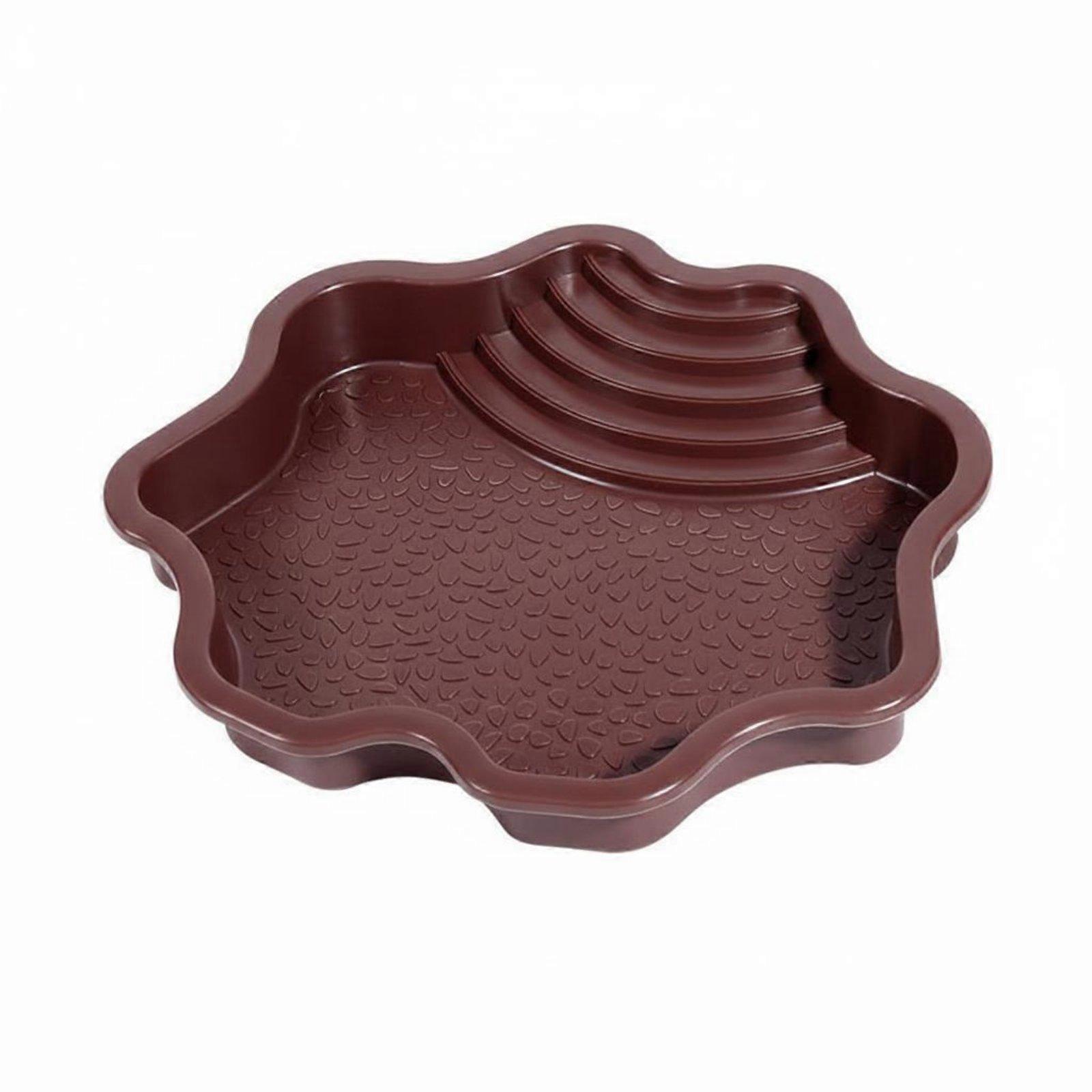Turtle Bathing Basin Non-Slip Surface Tortoise Soaking Dish Rounded Edges