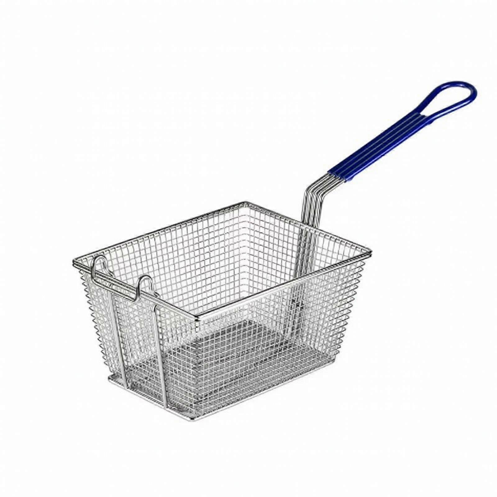Fryer Basket with Hook Handle Rectangular for Chefs, Cooks
