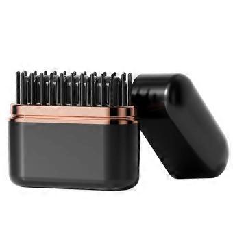 Portable Mini Wireless Hair Straightener Brush with Adjustable Temperature Levels for Women & Men
