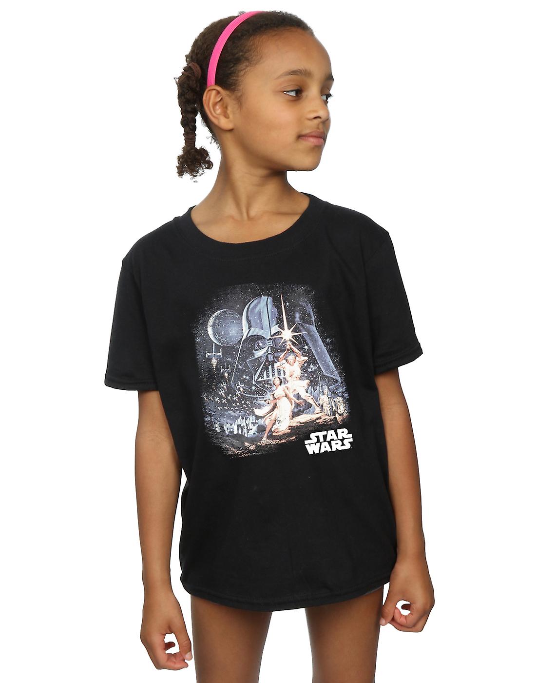Star Wars Girls Retro Montage T-Shirt