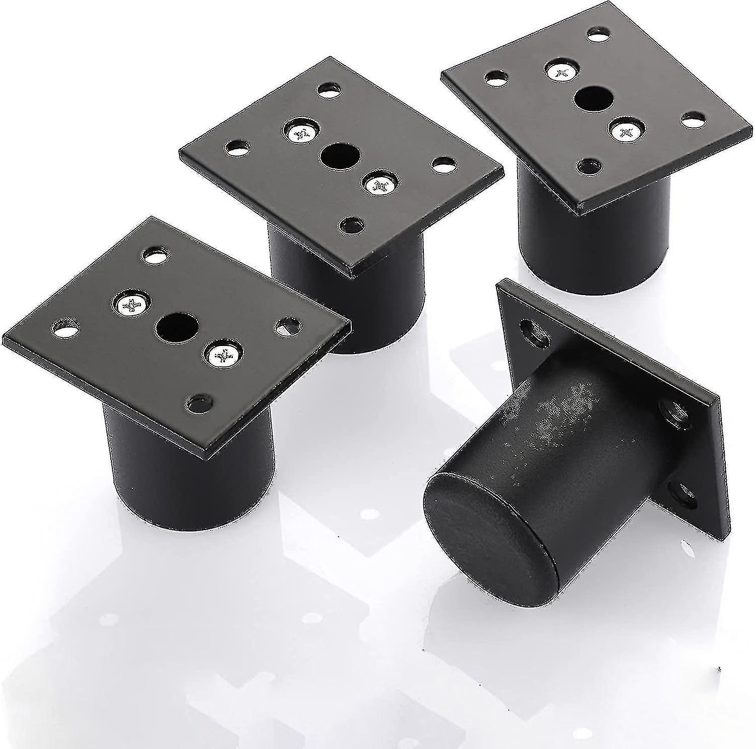 4 adet Ayarlanabilir Mobilya Ayakları Yatak Ayakları Yatak Ayakları Yatak Tabanı, Dolap, Masa (siyah, yükseklik 50mm) için Mobilya Alüminyum Alaşımlı Bacak Yükseltin En İyi Hediye En İyi Hediye