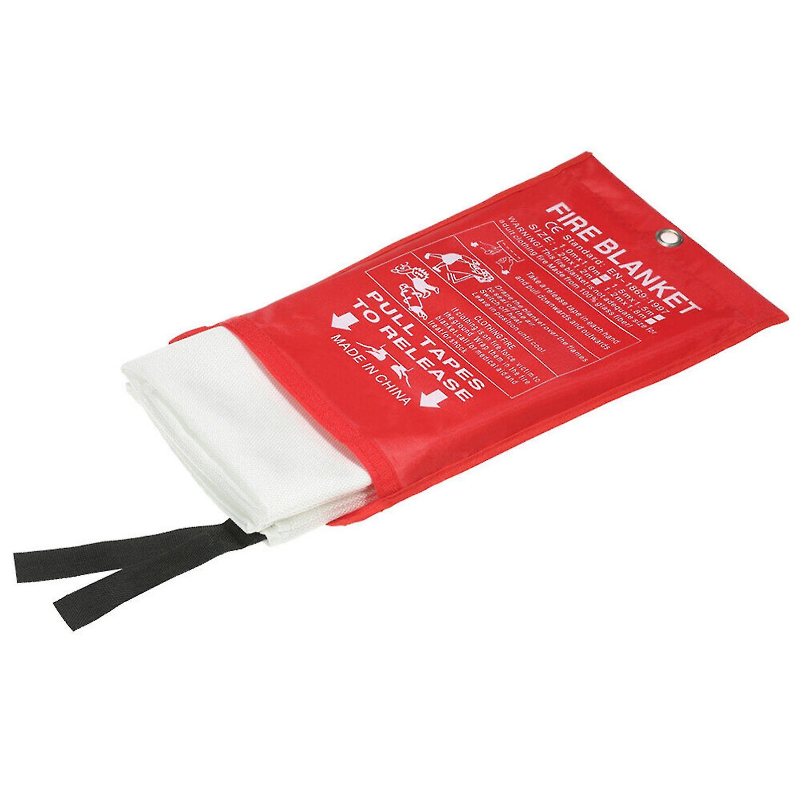 Fire Blanket Quick Release Emergency Shelter Fiberglass For Home And Office