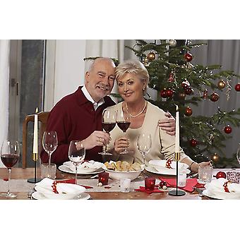 Set of 2 Decorative Metal Candle Holders for Dining Tables Living Room