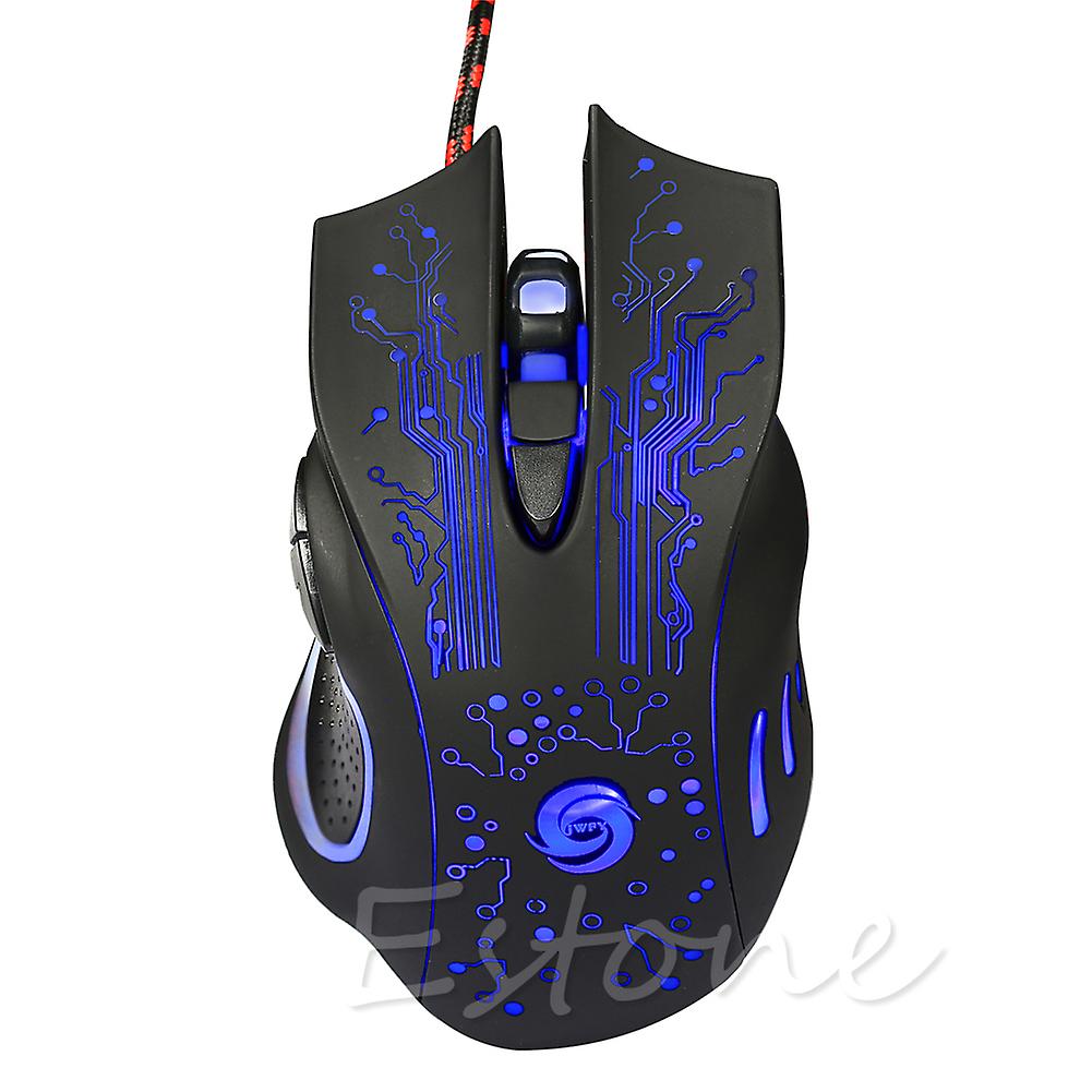 SB Game Luminous Gaming Mechanical Mouse 5500DPI 6 Buttons Wired Mouse Silent