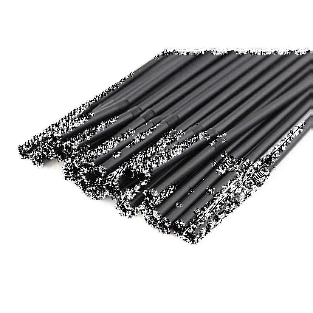 100/1000pcs Black Flexible Drinking Straws Wedding Party