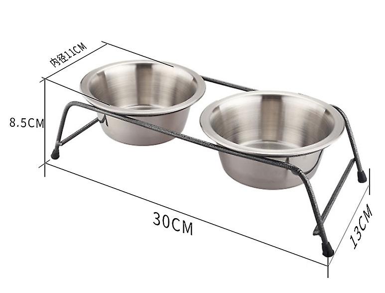 الفولاذ المقاوم للصدأ القط وعاء الكلب وعاء الشرب وعاء الغذاء وعاء حماية فقرات عنق الرحم