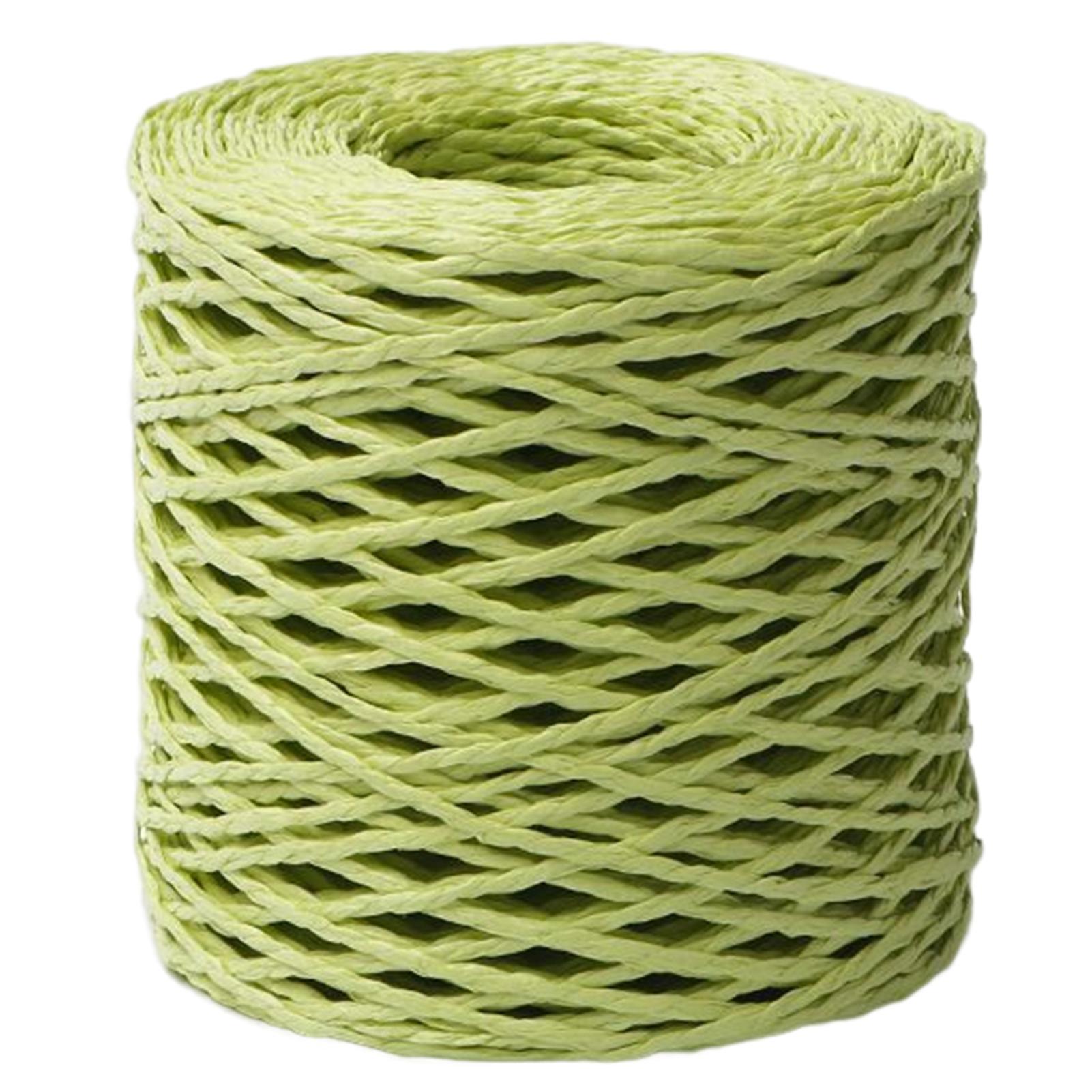 Raffia υφαντό νήμα DIY χειροποίητες χειροτεχνίες ύφανση σχοινί cuttable δώρο διακοσμητικό κορδόνι συσκευασίας