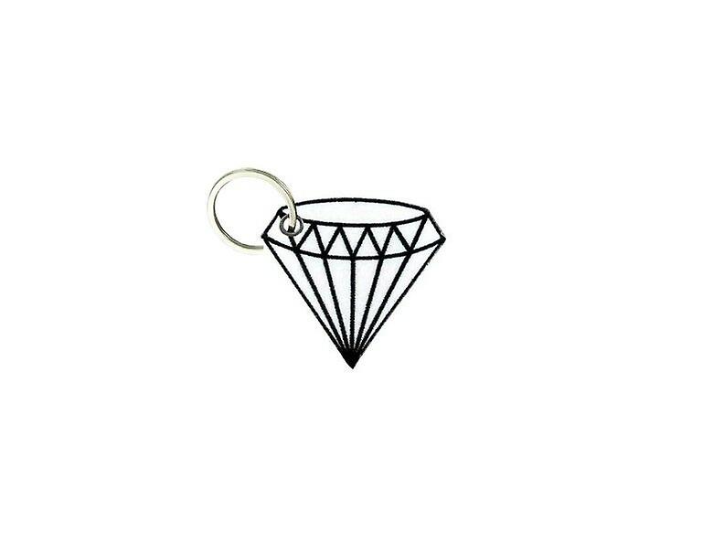 Cle Cles Key Brode Patch Ecusson Moral Diamond Emo Punk Diamond Door