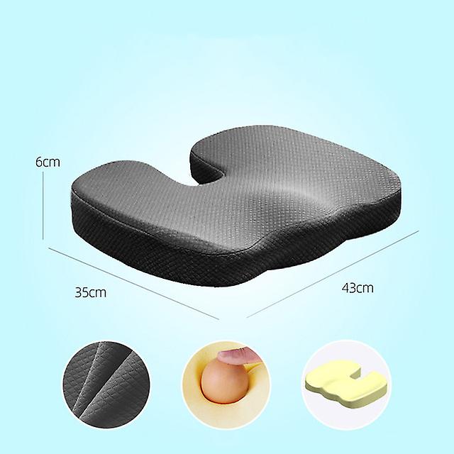 Pressure Relief Seat Cushion Back Pain Orthopedic Therapy Car Office Chair Wheelchair Support Tailbone Sciatica Relief Artifact