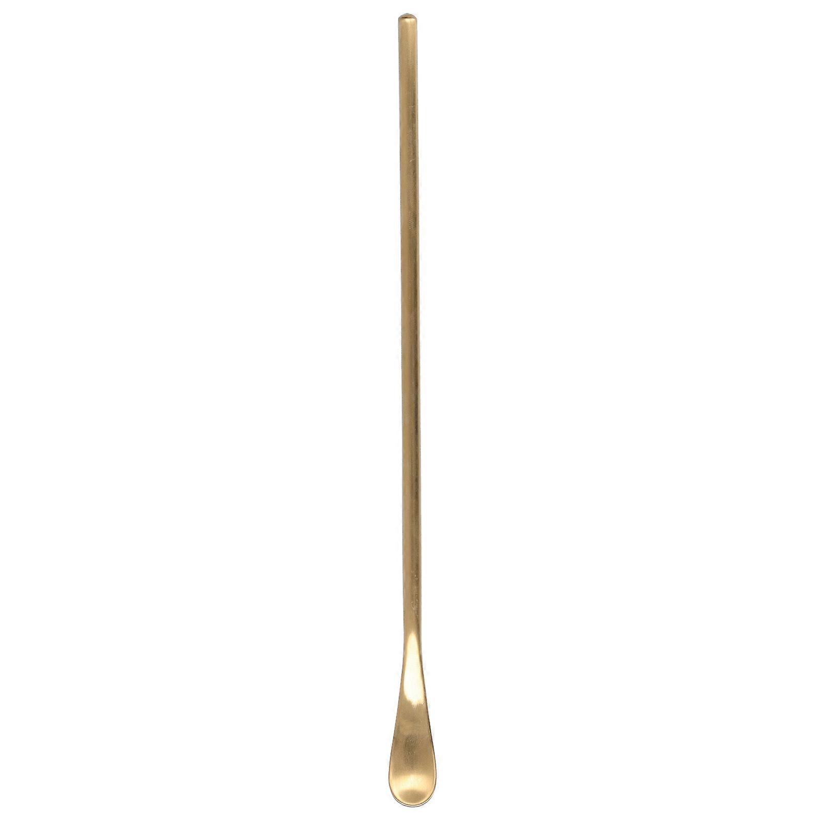 304 Stainless Steel Long Handle Brushed Stirring Spoon - Bartender Tool for Crafting Cocktails, Coffee, and Iced Drinks