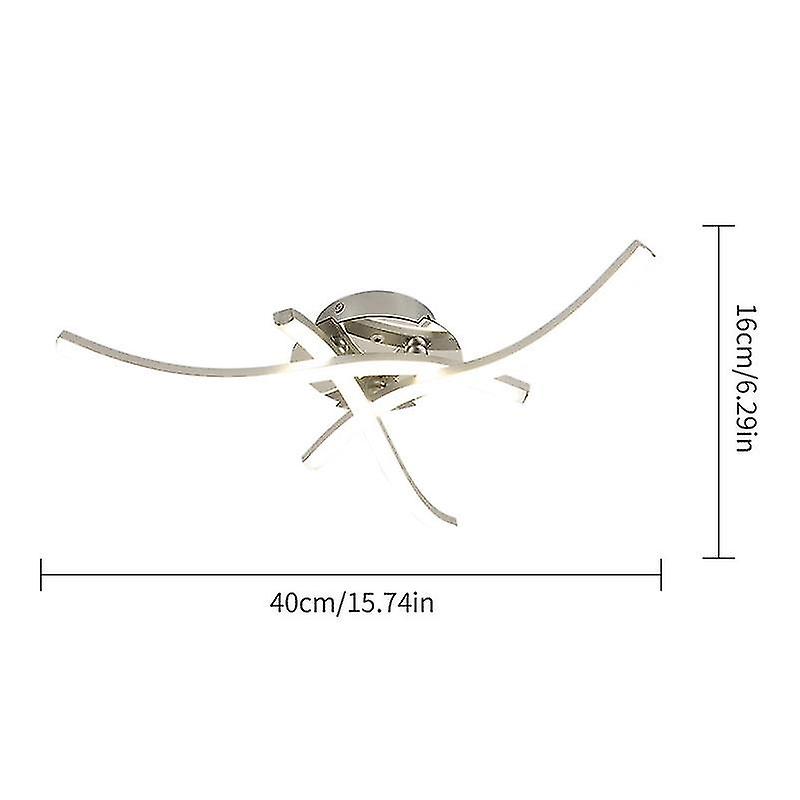 Wave Ceiling Led Strip Bedroom Ceiling Fixture