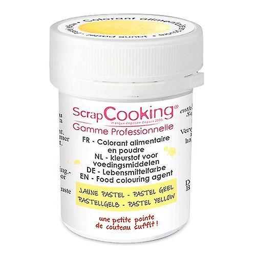 Colorant alimentaire en poudre 5 g - Jaune pastel