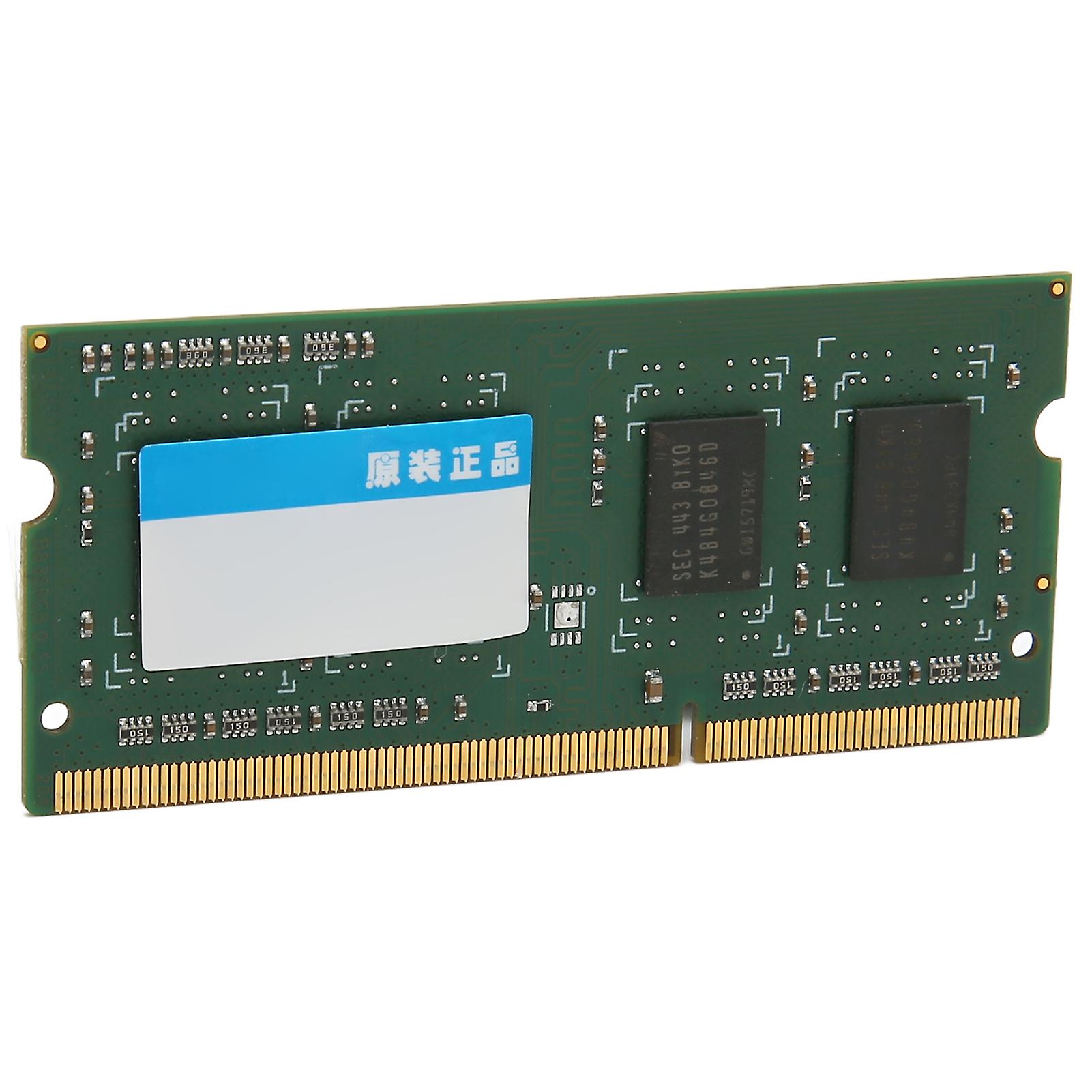 DDR3L SODIMM 1600MHz RAM 64Bits Width 204Pin Data Connection Plug and Play 1600MHz RAM for Laptop 8GB
