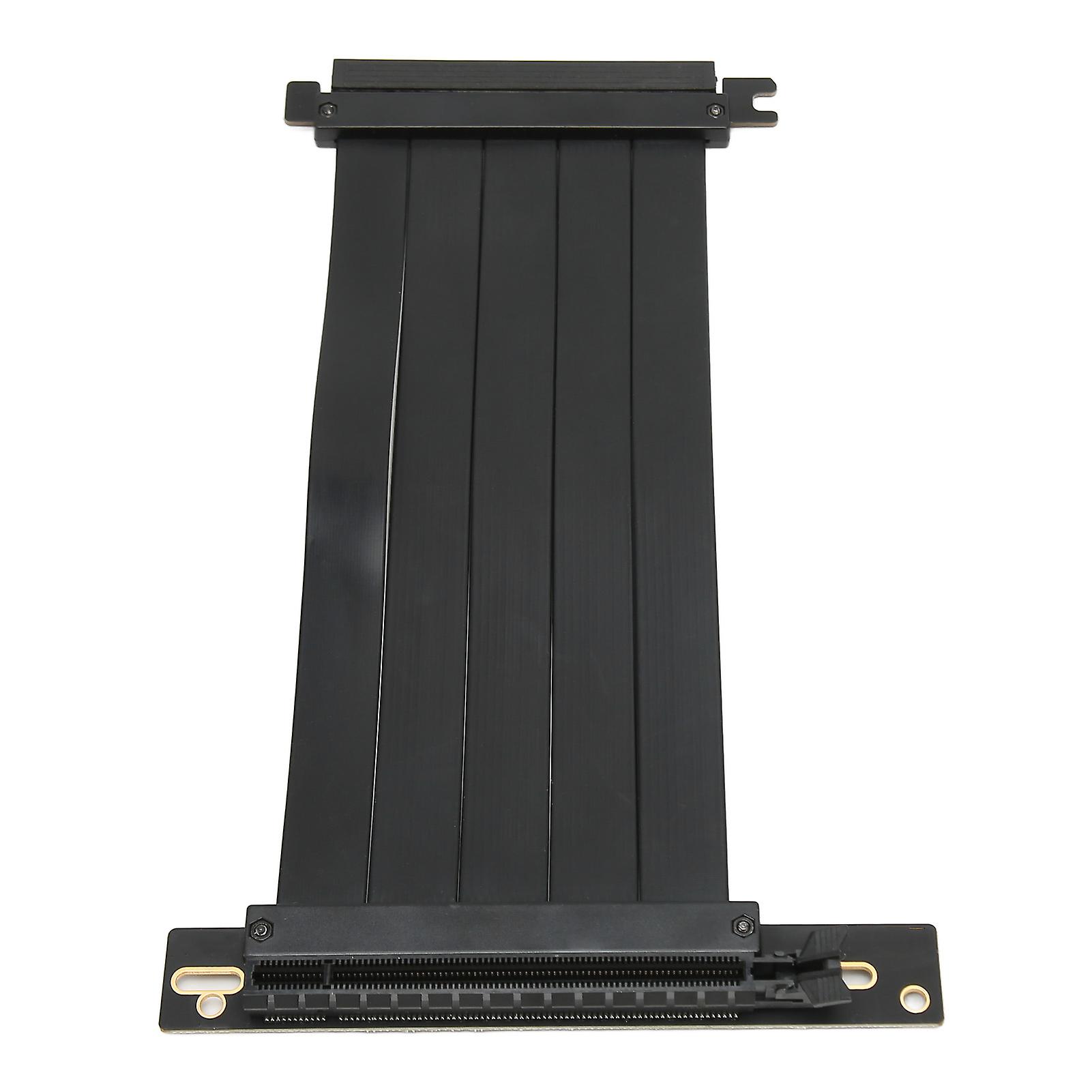 PCIE 4.0 X16 Extender Riser Cable Plug and Play High Speed PCIE 4.0 X16 Graphics Card Extension Cable 50cm / 19.7in 