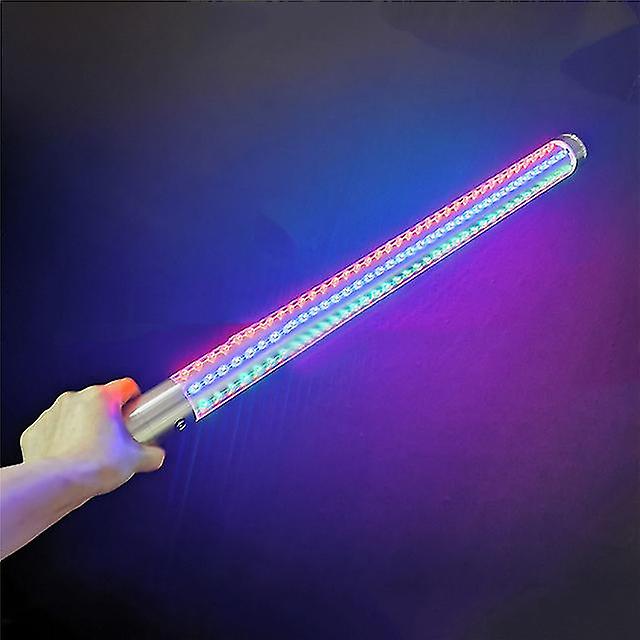 45cm充電式アルミニウムLedストロボバトンLEDボトルサービス線香花火LEDダンスワンドシャンパンボトル線香花火バー用