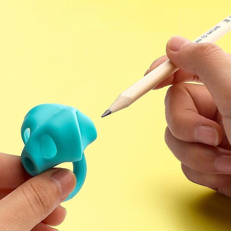 3 Pcs Pen Hold Corrector Silicone Pen Grip Posture Corrector Write Posture Correction Tool for Students 3 Pcs 