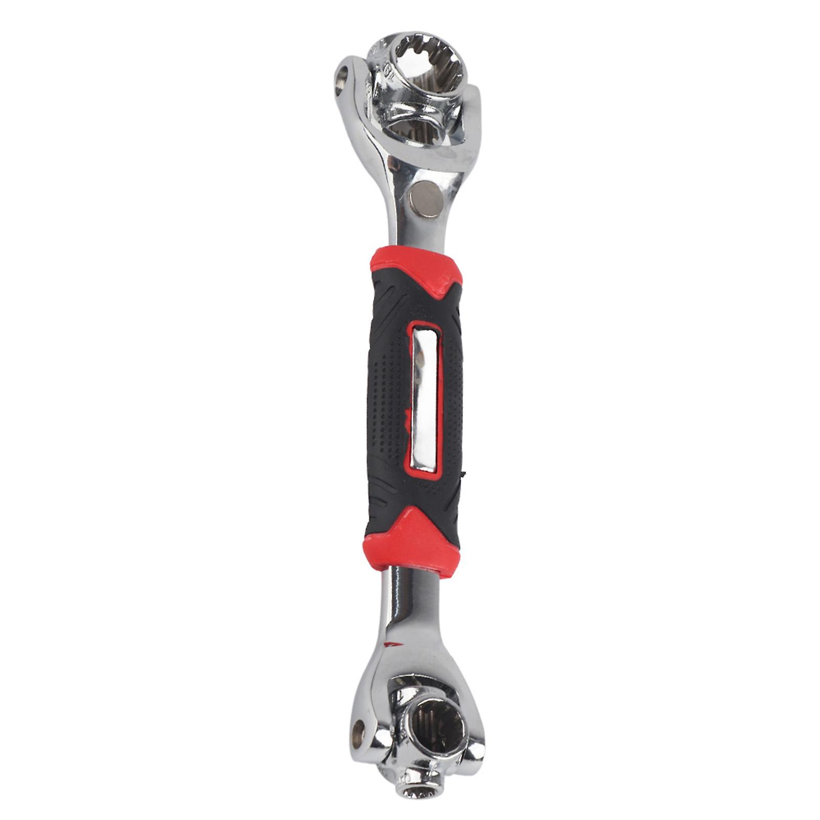 Multi-functional socket wrench rotating double-ended, magnetic function