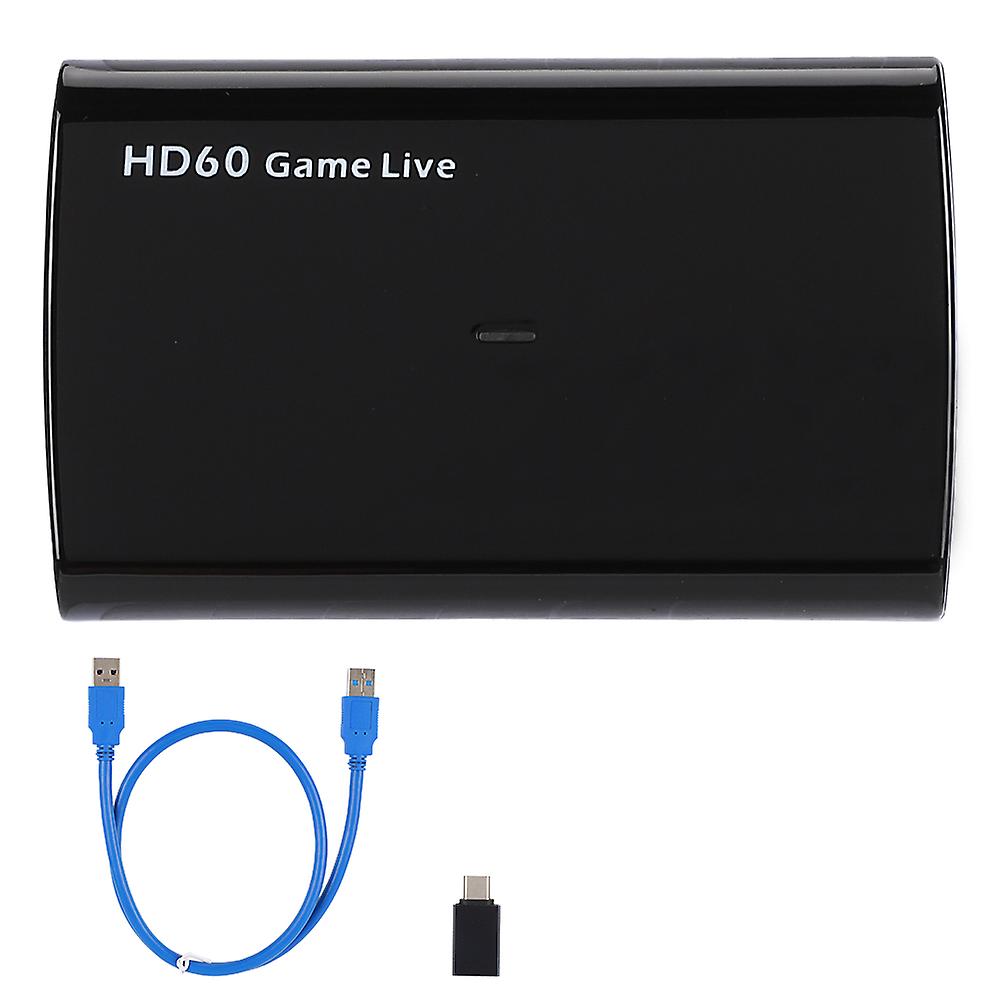 Ultra HD Video Capture Device for PS4, Xbox One, and PS3 with Microphone Support