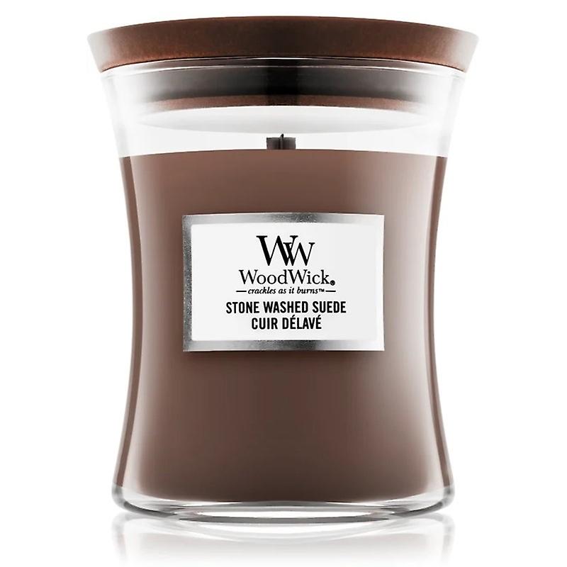 WoodWick Medium - Stone Washed Suède
