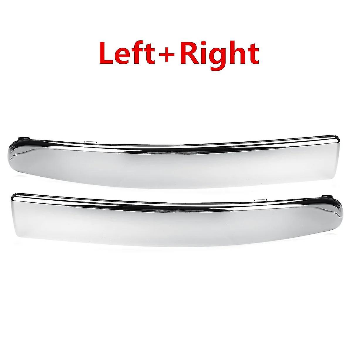 Chrome Silver Car Front Bumper Moulding Lower Trim For Fiat 500 2007-2015 Chromium Styling Bumper Lower Trim Cover 735455056 /57-yuyu