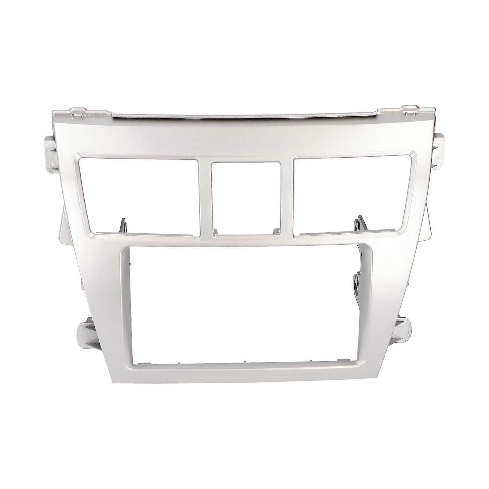 2?Din Radio Fascia Car Stereo Navigation Refitted Dash Panel Kit Frame Fit for Vios Belta Yaris Sedan